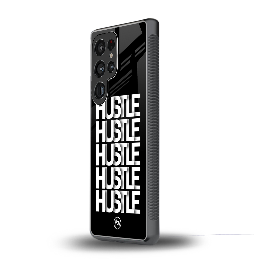 hustle back phone cover | glass case for samsung galaxy s25 ultra