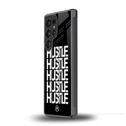 hustle back phone cover | glass case for samsung galaxy s25 ultra