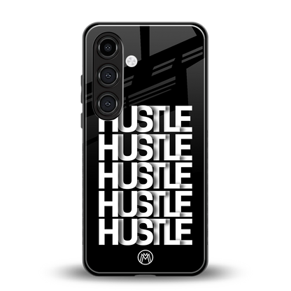 hustle back phone cover | glass case for samsung galaxy s24 plus