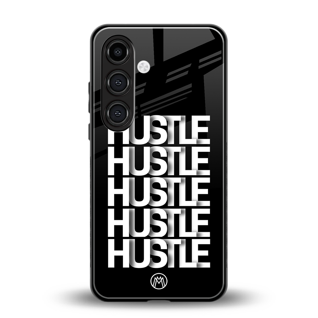 hustle back phone cover | glass case for samsung galaxy s23 plus