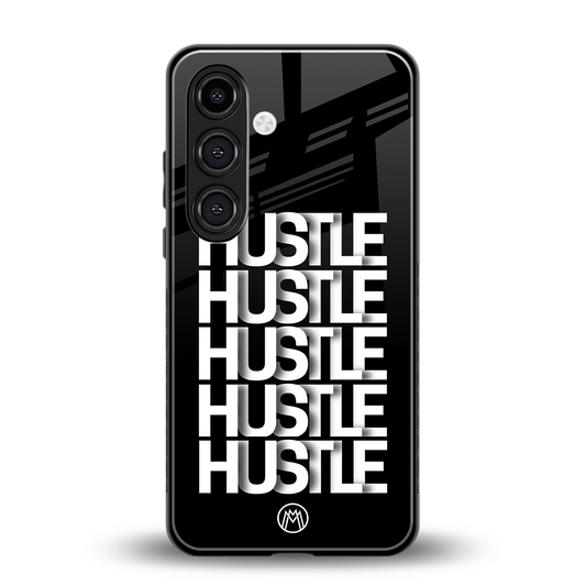 hustle back phone cover | glass case for samsung galaxy s23 plus