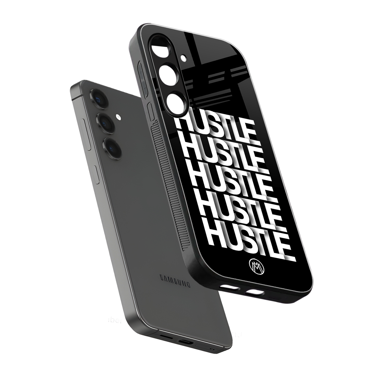 hustle back phone cover | glass case for samsung galaxy s25
