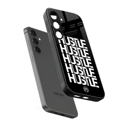 hustle back phone cover | glass case for samsung galaxy s24 plus