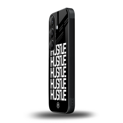 hustle back phone cover | glass case for samsung galaxy s24 fe