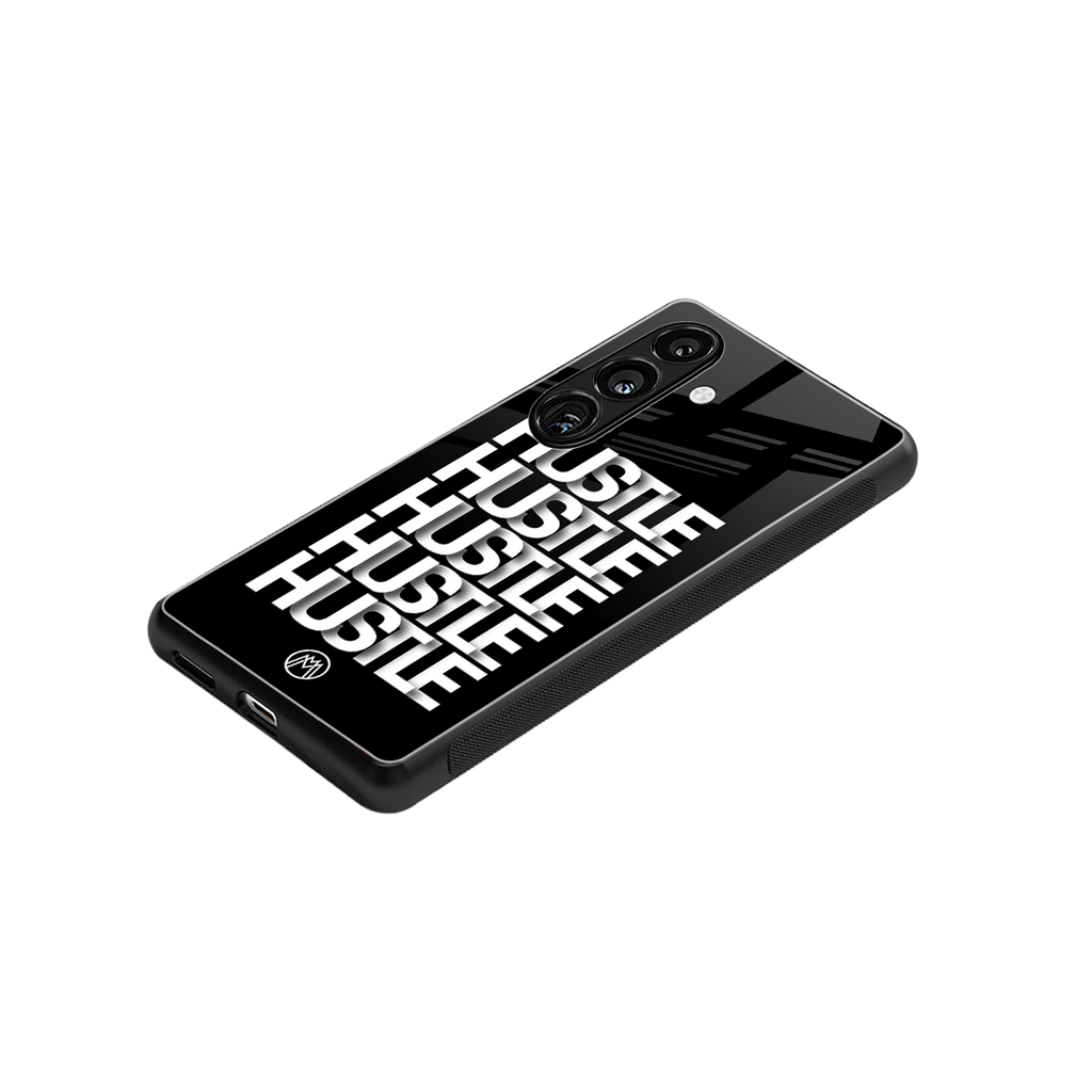 hustle back phone cover | glass case for samsung galaxy s23 plus