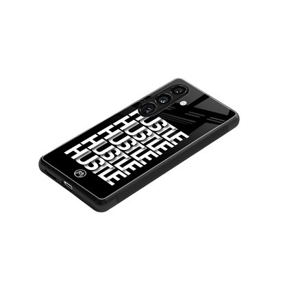 hustle back phone cover | glass case for samsung galaxy s24 plus