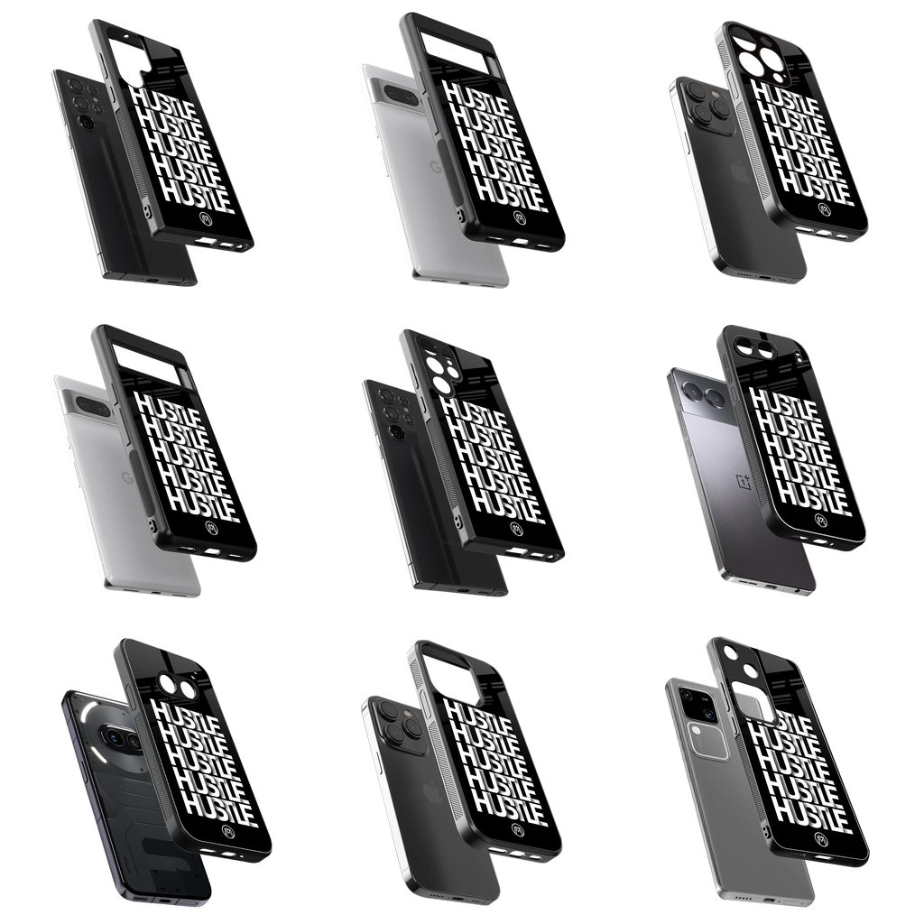 Durable Glass Back Mobile Case for iPhone, Samsung, OnePlus, Google Pixel, Redmi, Vivo, Oppo