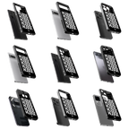 Durable Glass Back Mobile Case for iPhone, Samsung, OnePlus, Google Pixel, Redmi, Vivo, Oppo