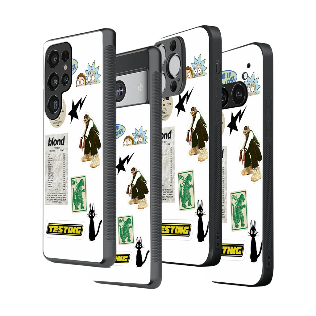 Stylish Glass Back Case for All Smartphones iPhone, Samsung, OnePlus, Pixel, Redmi, Oppo, Vivo, Motorola