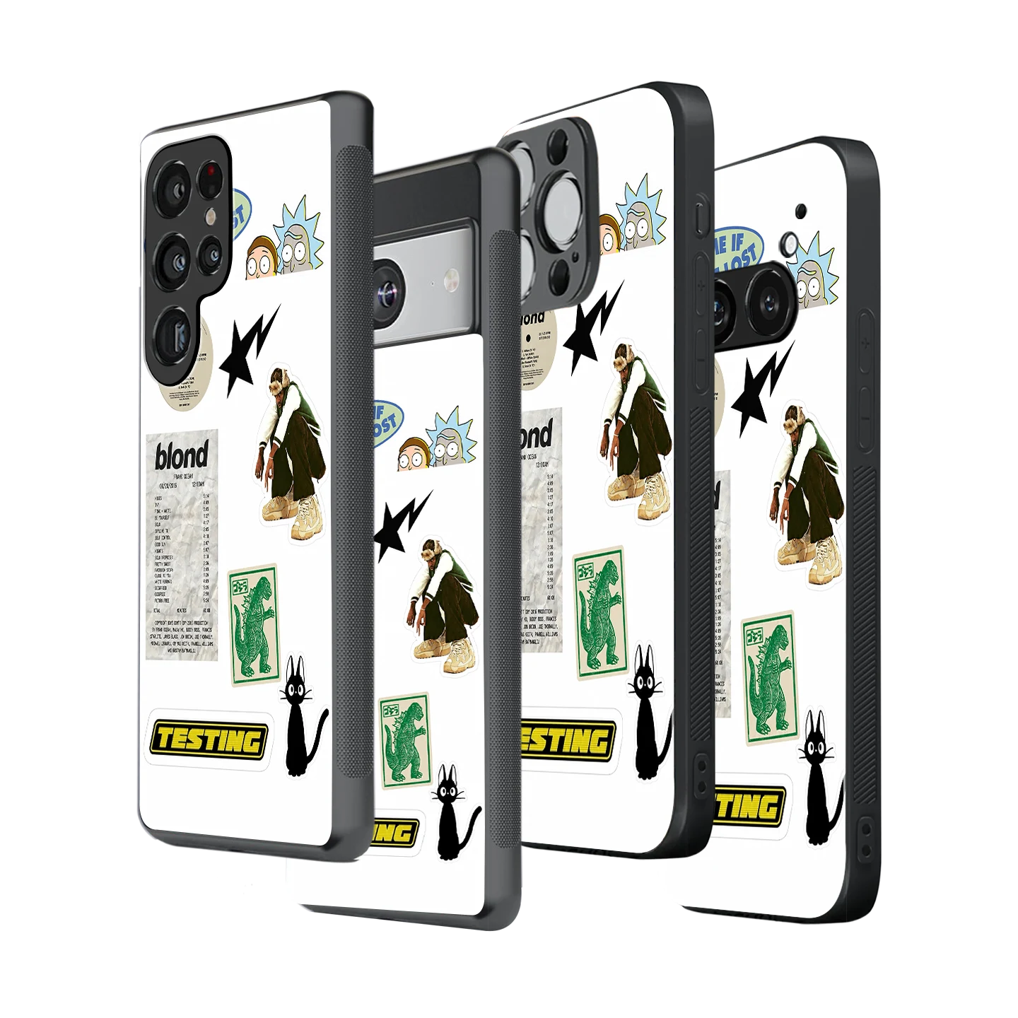 Stylish Glass Back Case for All Smartphones iPhone, Samsung, OnePlus, Pixel, Redmi, Oppo, Vivo, Motorola