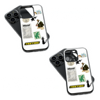 Trendy Glass Back Mobile Case for iPhone, Samsung, Redmi, OnePlus, Google Pixel, Motorola