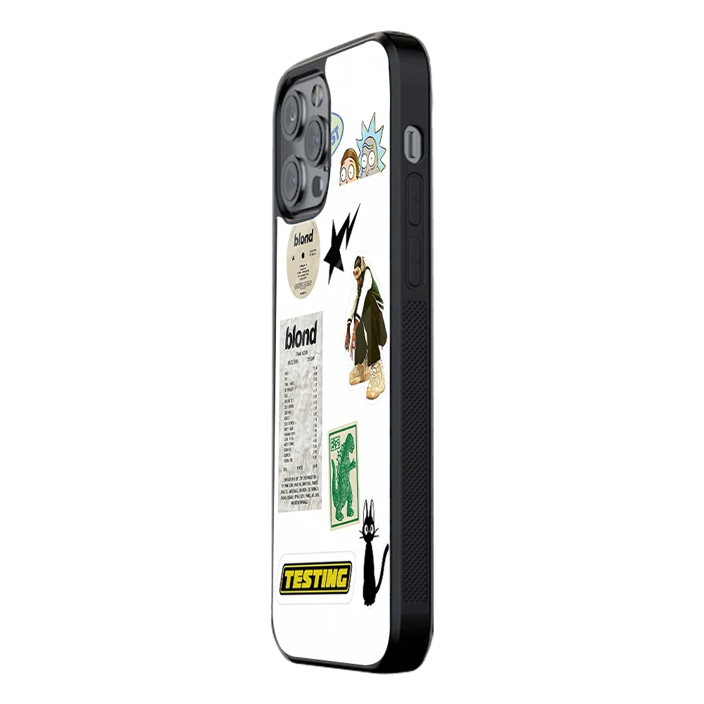 Slim Glass Back Phone Case for Multiple Brands iPhone, Samsung, Redmi, OnePlus, Oppo, Vivo