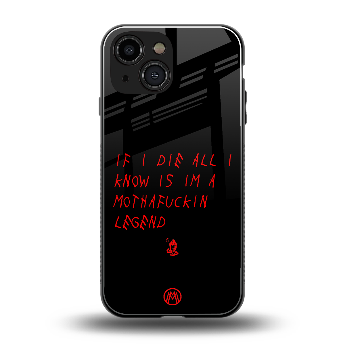 i am a legend back phone cover | glass case for iphone 13 mini