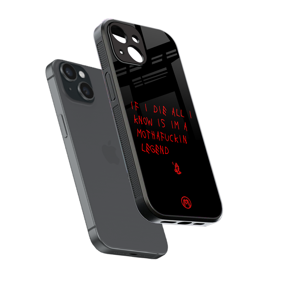 i am a legend back phone cover | glass case for iphone 13 mini