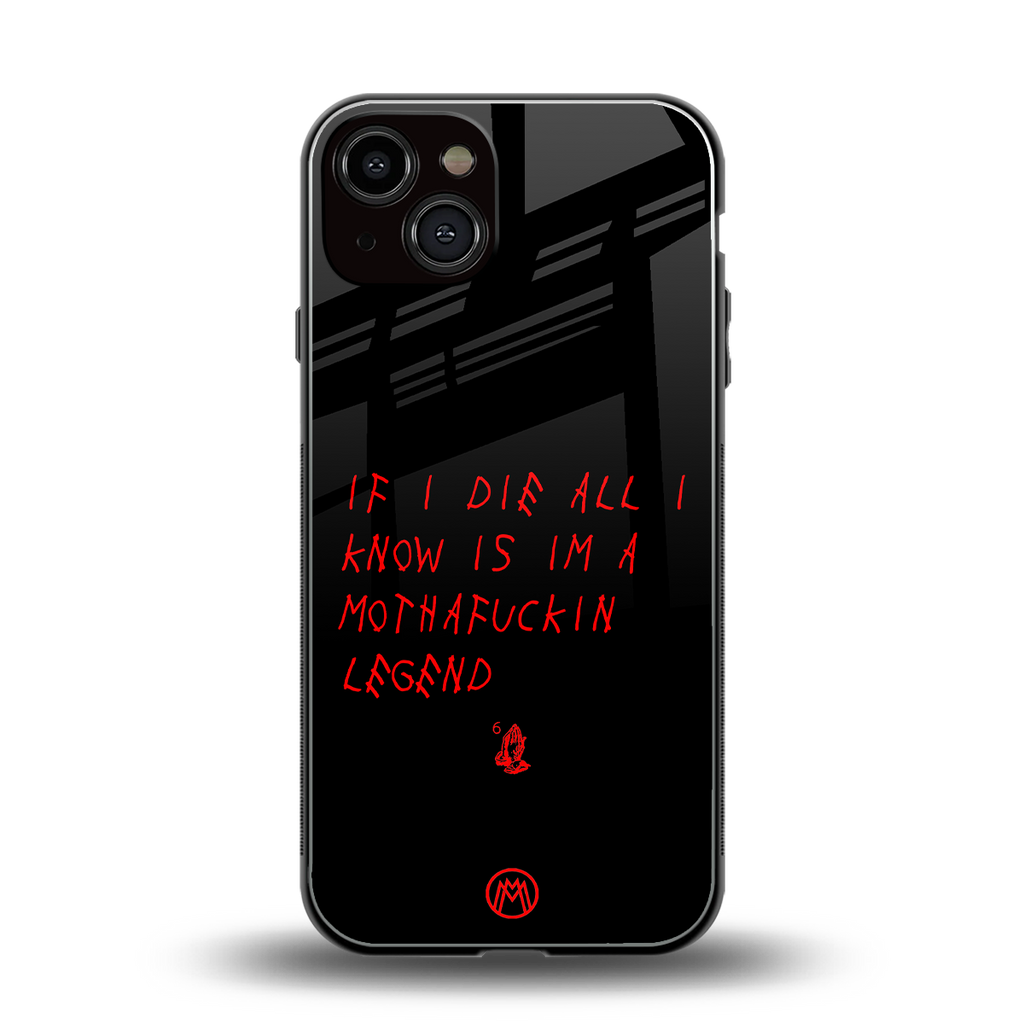i am a legend back phone cover | glass case for iphone 13