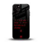 i am a legend back phone cover | glass case for iphone 13