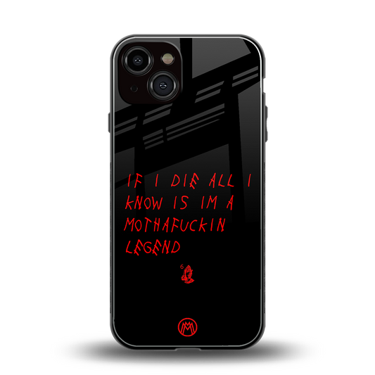 i am a legend back phone cover | glass case for iphone 13
