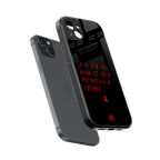 i am a legend back phone cover | glass case for iphone 14 plus