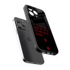 i am a legend back phone cover | glass case for iphone 15 pro