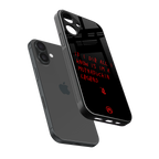 i am a legend back phone cover | glass case for iphone 16 plus