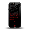 i am a legend back phone cover | glass case for iphone 16 pro max