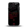 i am a legend back phone cover | glass case for iphone 16 pro