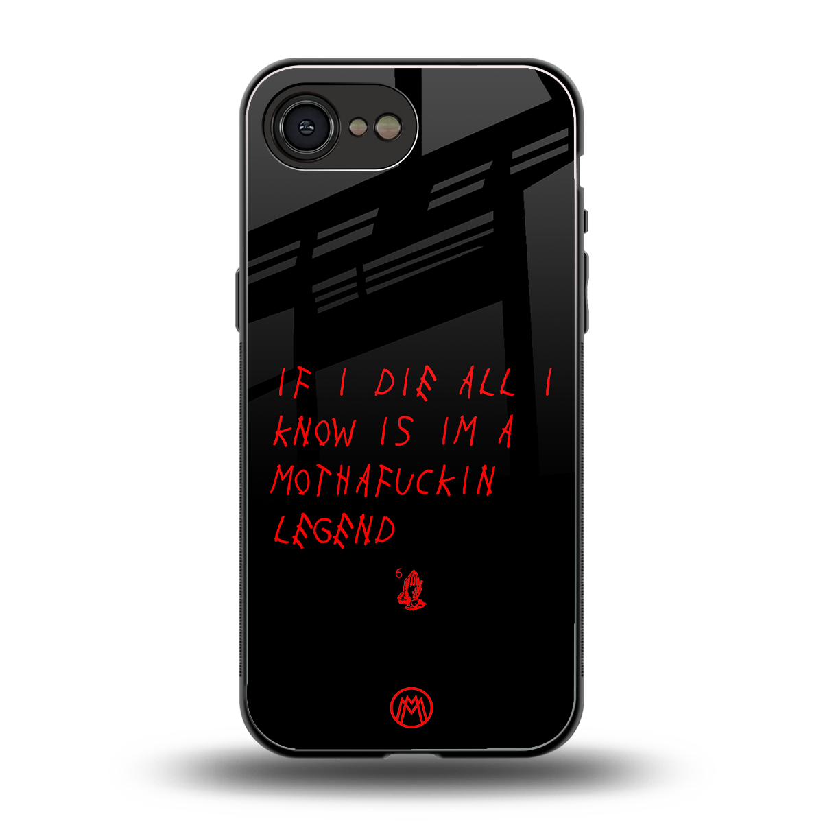 i am a legend back phone cover | glass case for iphone 16e