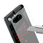 i am a legend back phone cover | glass case for iphone 16e
