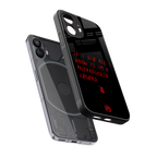 i am a legend back phone cover | glass case for nothing phone 2