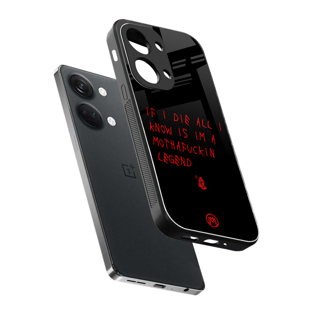 i am a legend back phone cover | glass case for oneplus nord 3