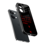 i am a legend back phone cover | glass case for oneplus nord 3