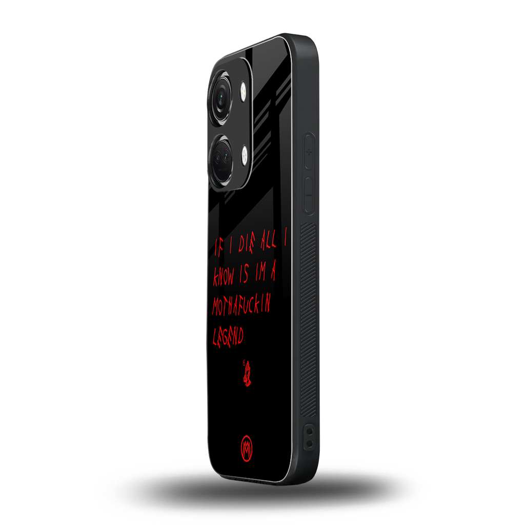 i am a legend back phone cover | glass case for oneplus nord 3