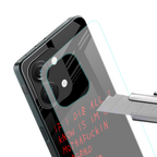 i am a legend back phone cover | glass case for oneplus nord 3