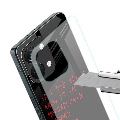 i am a legend back phone cover | glass case for oneplus nord 3