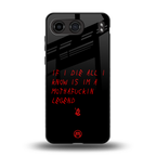 i am a legend back phone cover | glass case for oneplus nord 4