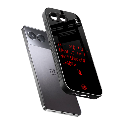 i am a legend back phone cover | glass case for oneplus nord 4