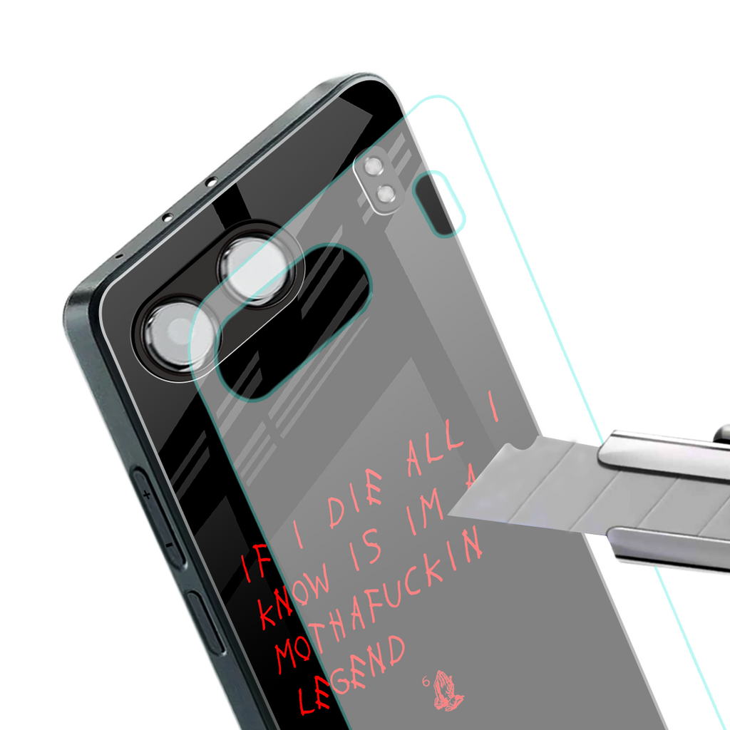 i am a legend back phone cover | glass case for oneplus nord 4