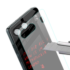 i am a legend back phone cover | glass case for oneplus nord 4