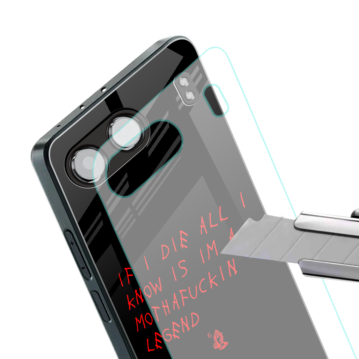 i am a legend back phone cover | glass case for oneplus nord 4
