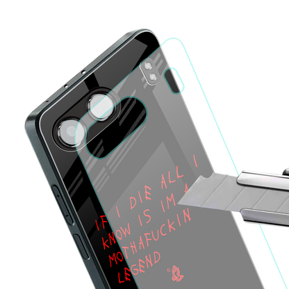 i am a legend back phone cover | glass case for oneplus nord 4