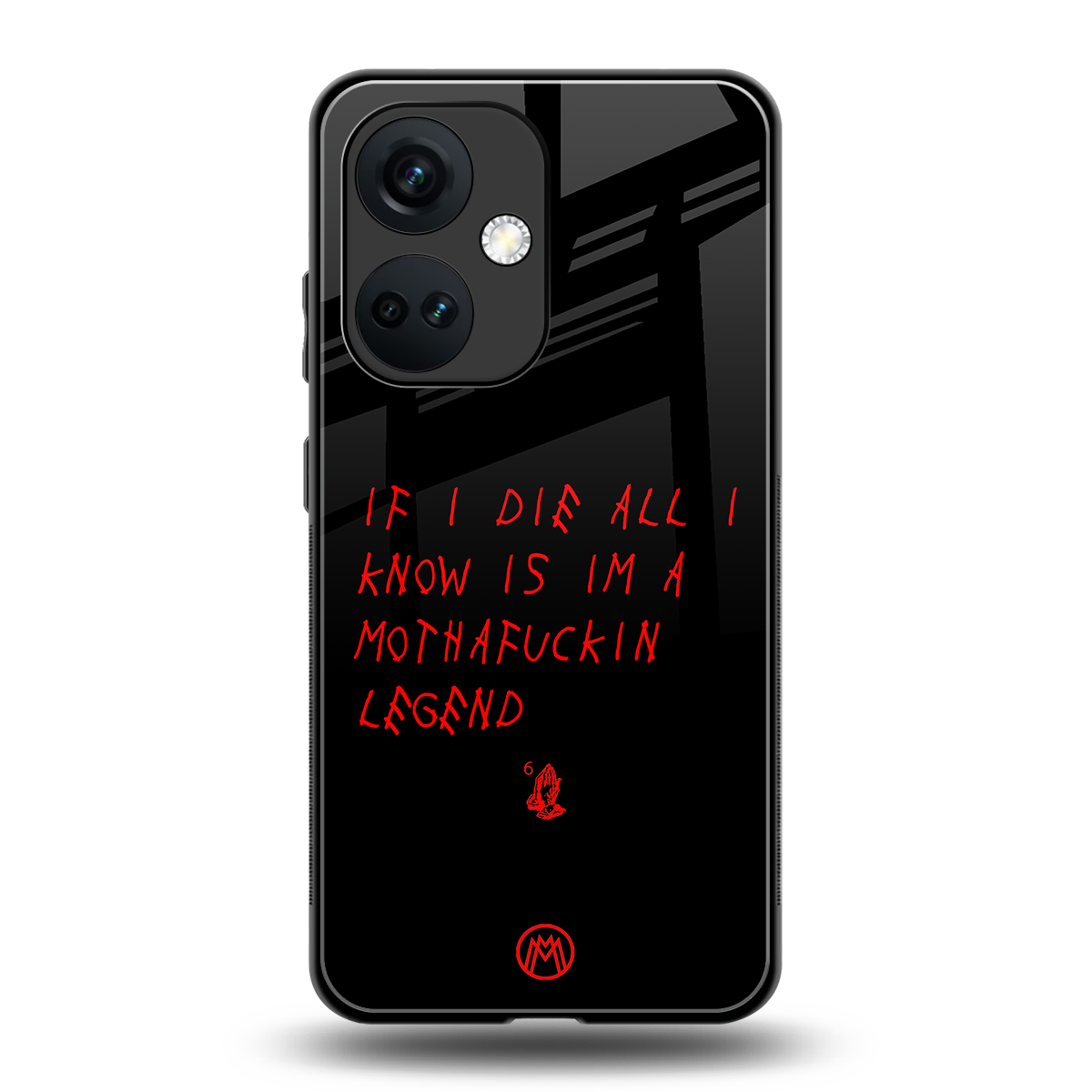i am a legend back phone cover | glass case for oneplus nord ce 3