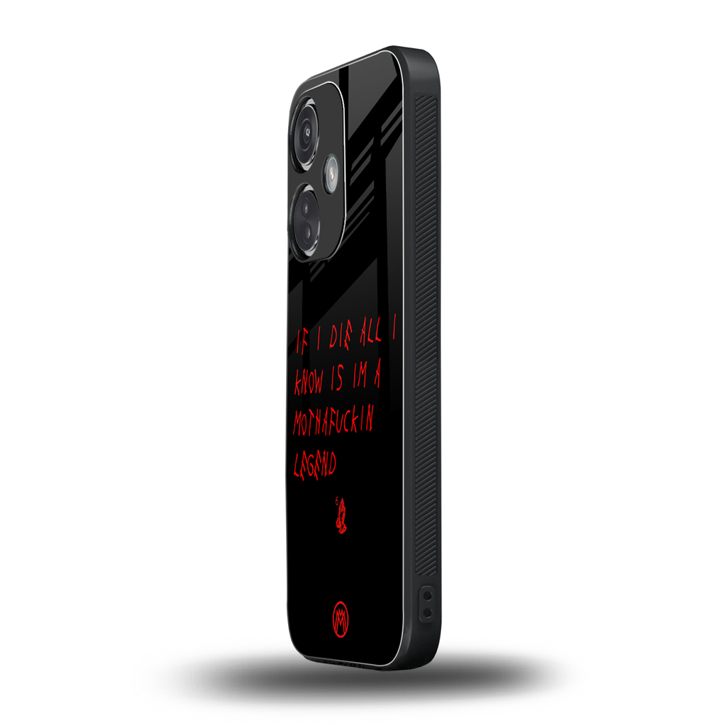 i am a legend back phone cover | glass case for oneplus nord ce 3