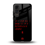 i am a legend back phone cover | glass case for oneplus nord ce 4 lite