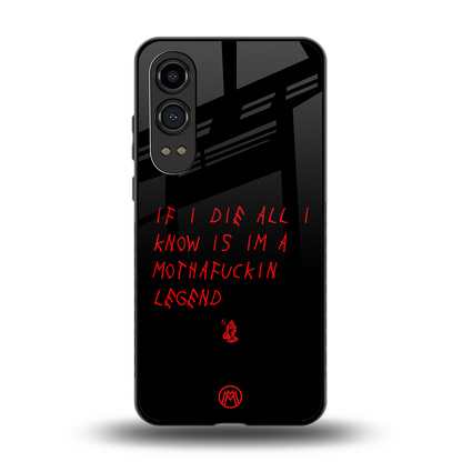 i am a legend back phone cover | glass case for oneplus nord ce 4 lite