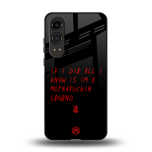 i am a legend back phone cover | glass case for oneplus nord ce 4 lite