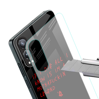 i am a legend back phone cover | glass case for oneplus nord ce 4 lite