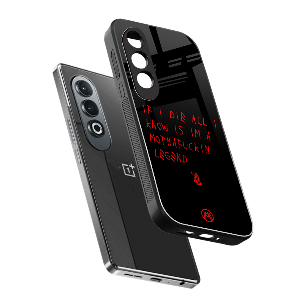 i am a legend back phone cover | glass case for oneplus nord ce 4