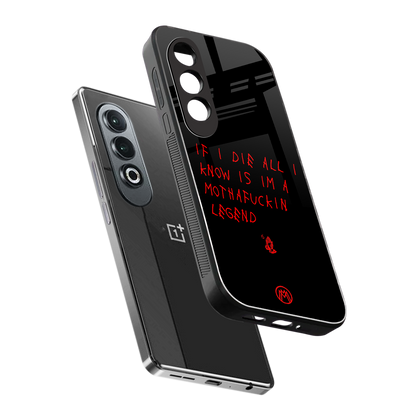 i am a legend back phone cover | glass case for oneplus nord ce 4