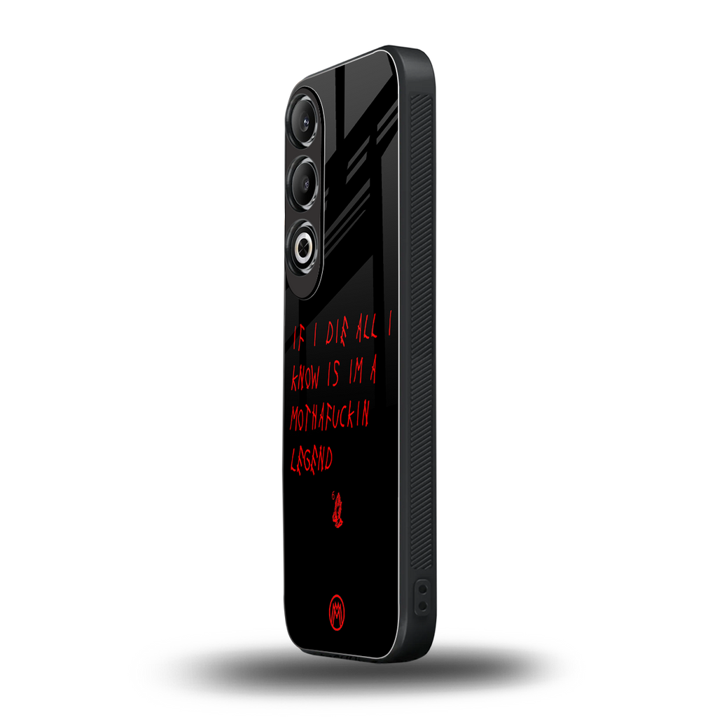 i am a legend back phone cover | glass case for oneplus nord ce 4