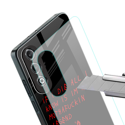 i am a legend back phone cover | glass case for oneplus nord ce 4
